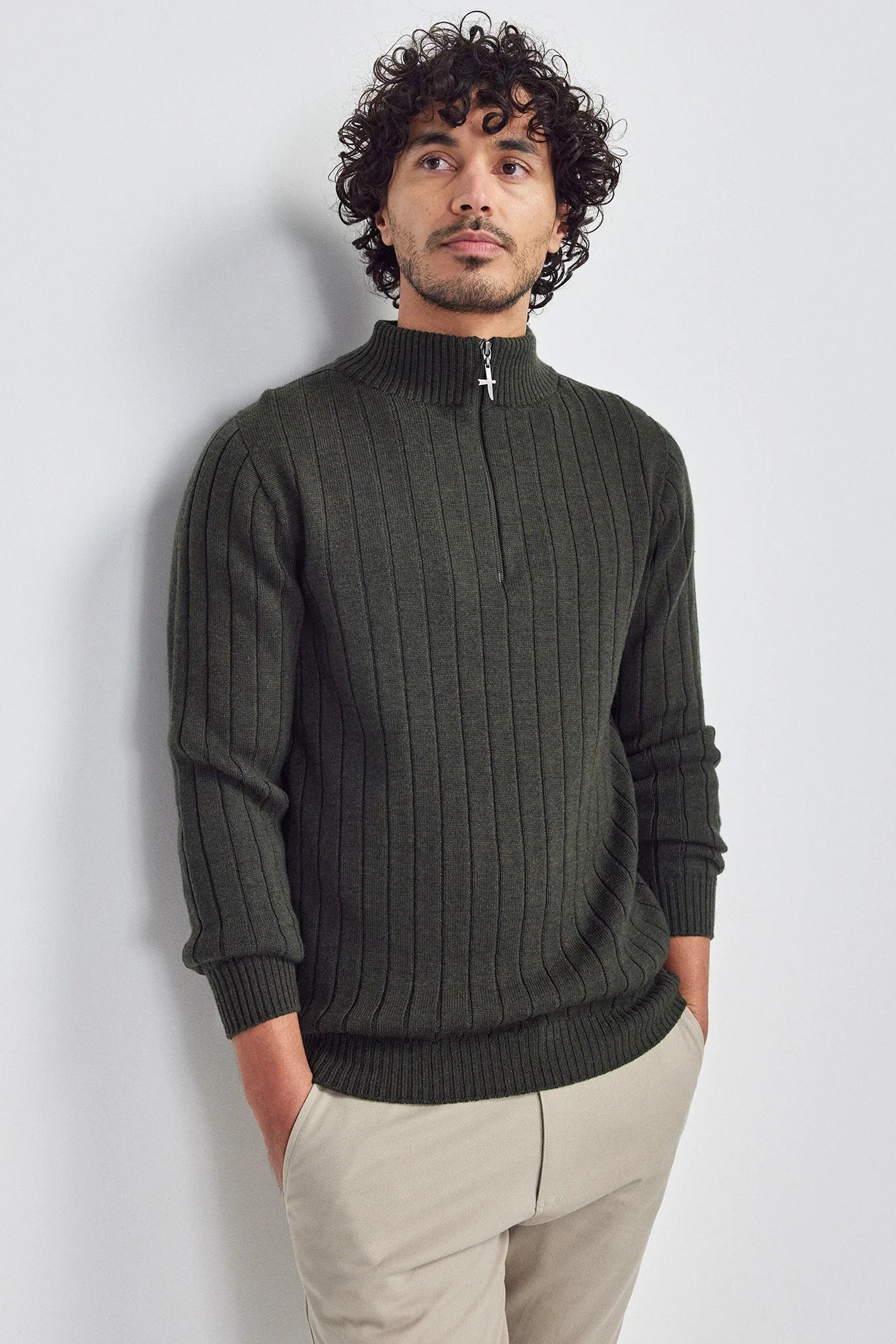Untouched World Finn Merino Zip Sweater