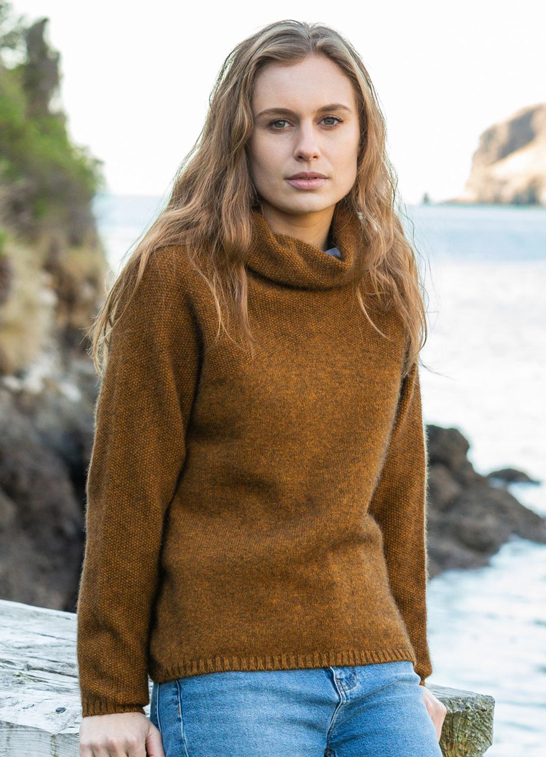 Noble Wilde Moss Stitch Cowl