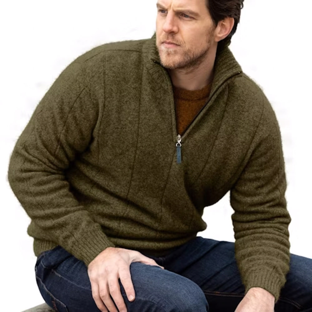 Noble Wilde Javelin Zip Neck Sweater