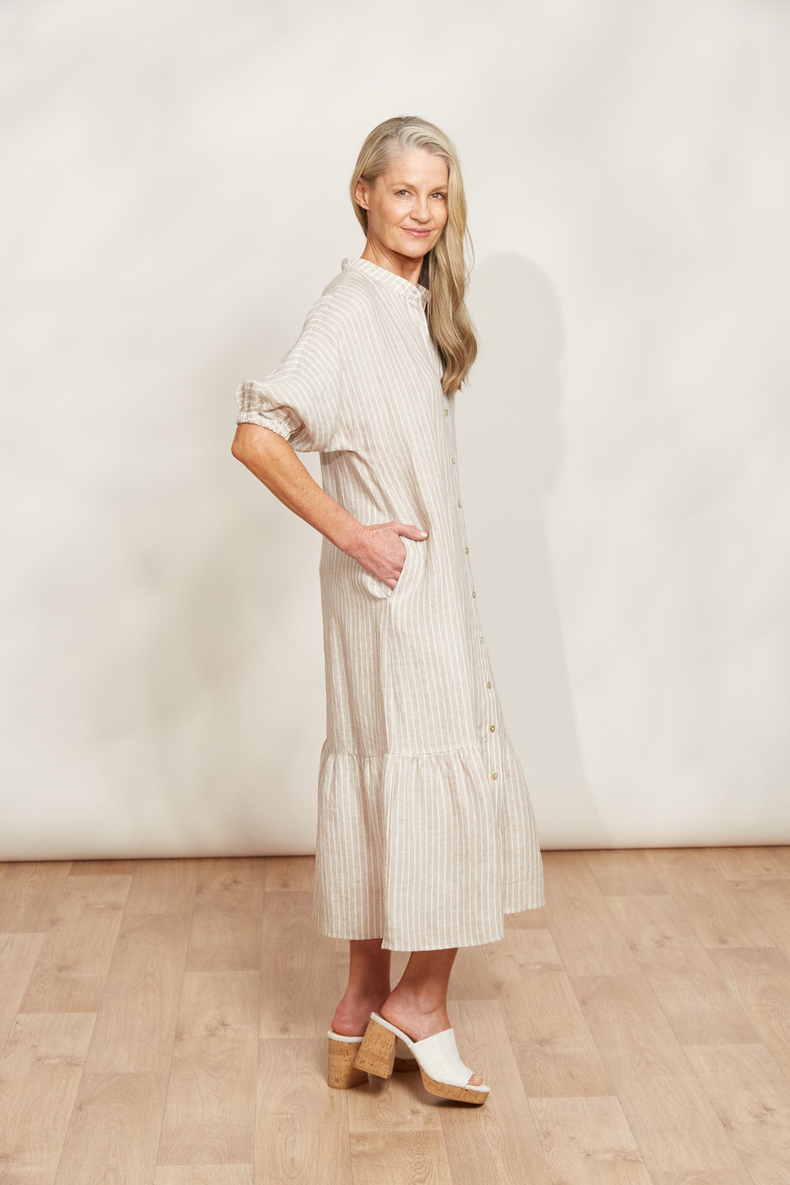 Eb&Ive Sojourn Stripe Dress