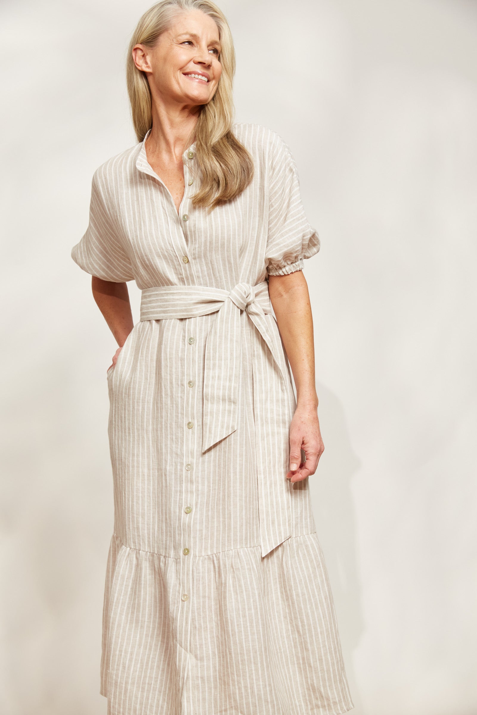 Eb&Ive Sojourn Stripe Dress