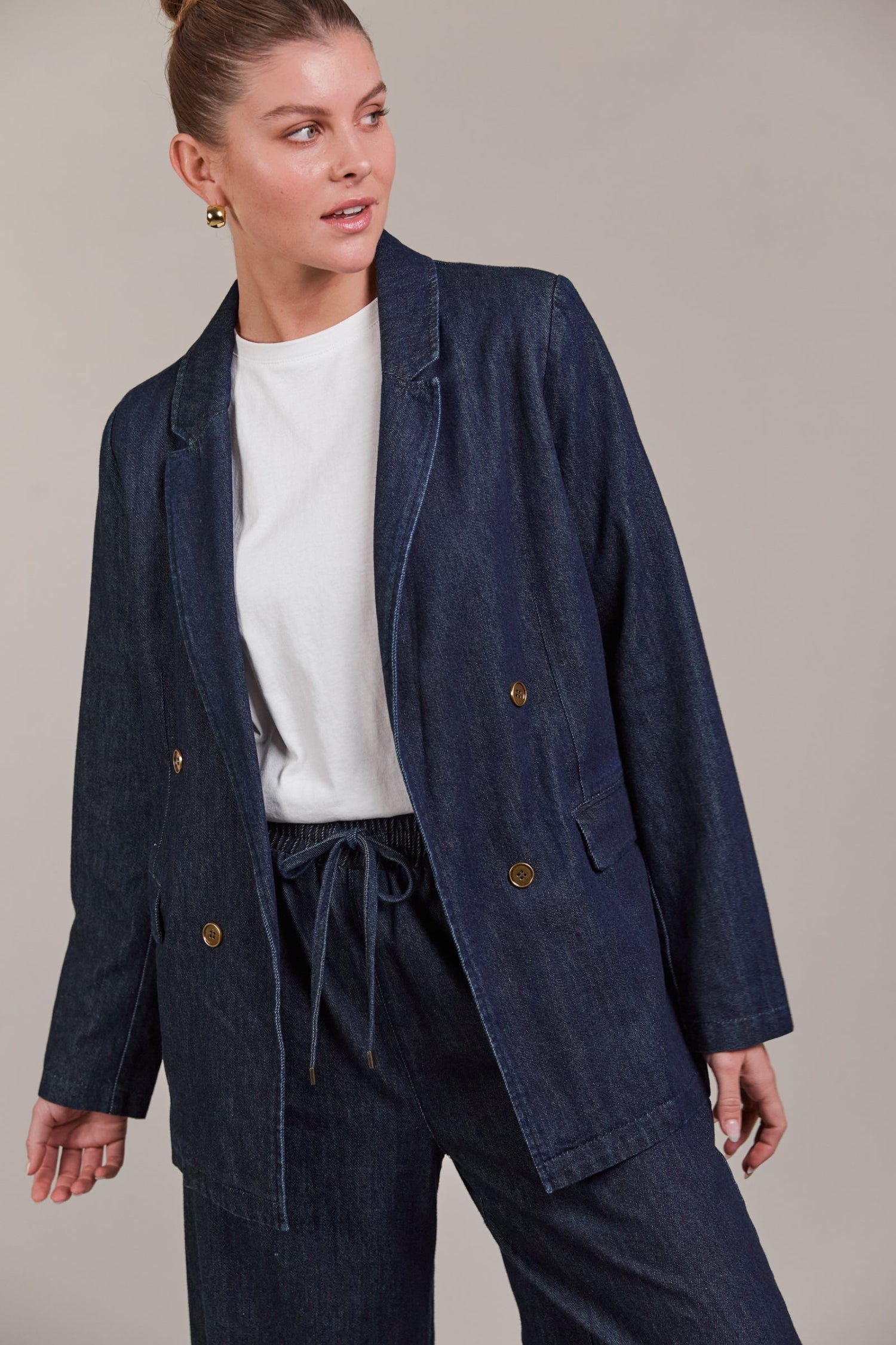 Eb&Ive Pepi Denim Blazer