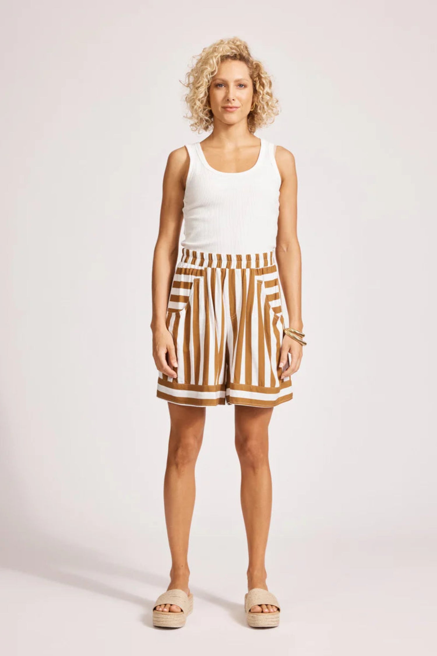 Eb&Ive Treville Stripe Short