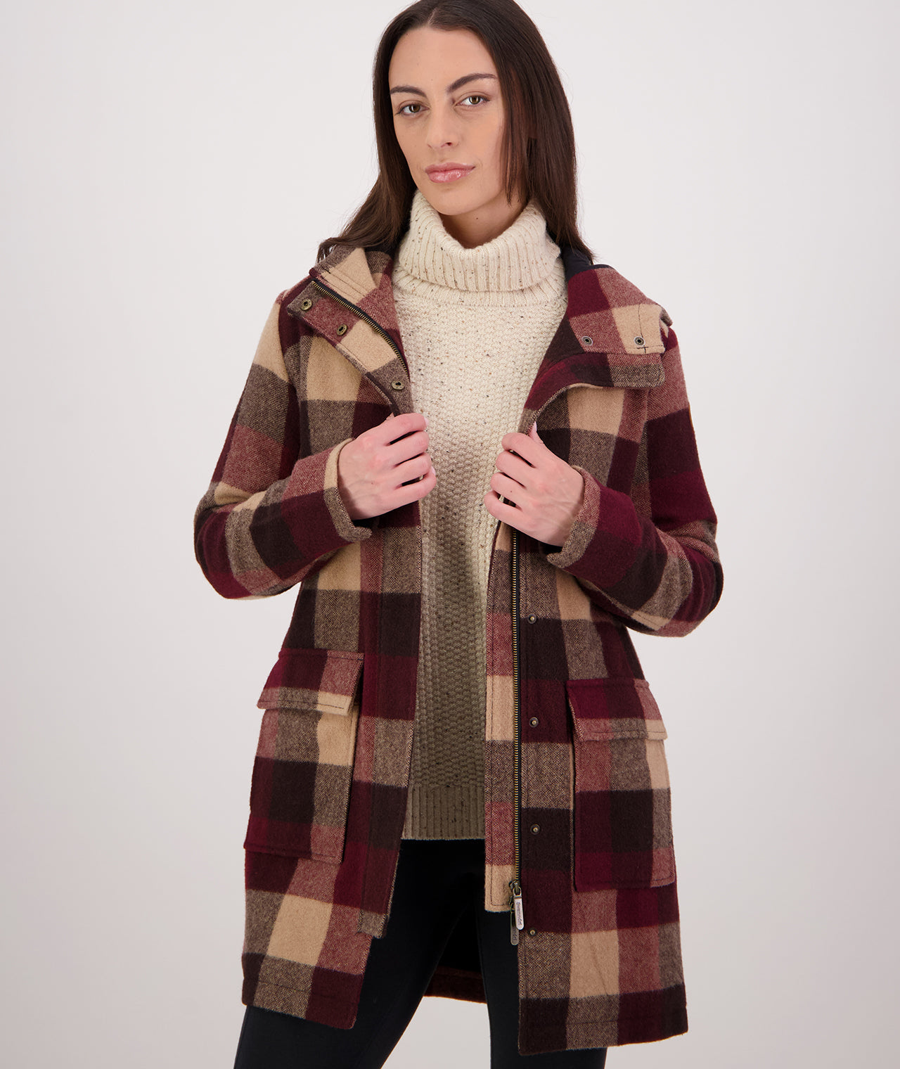 Swanndri Annmore V2 Womans Wool Overcoat