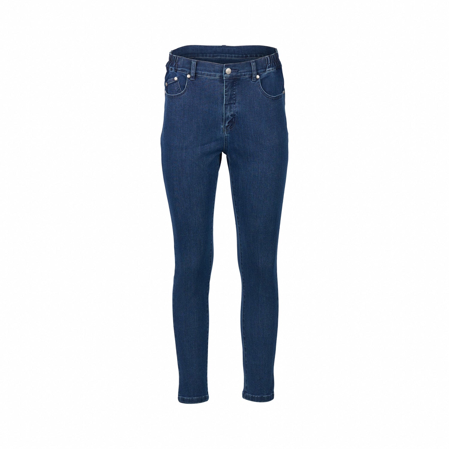Vassalli Skinny Leg Ankle Grazer, Slim Hip and Thigh Jean with Side Waist Elastic