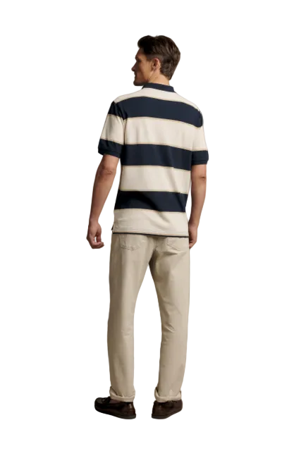 R.M.W Balmain Stripe Polo