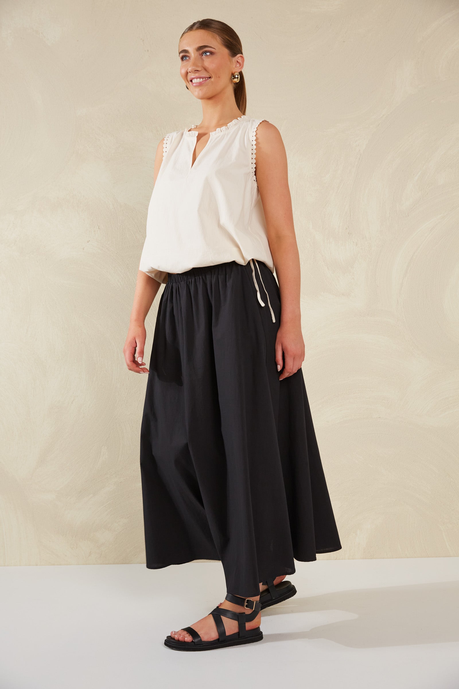 HAVEN Adelfia Tie Top
