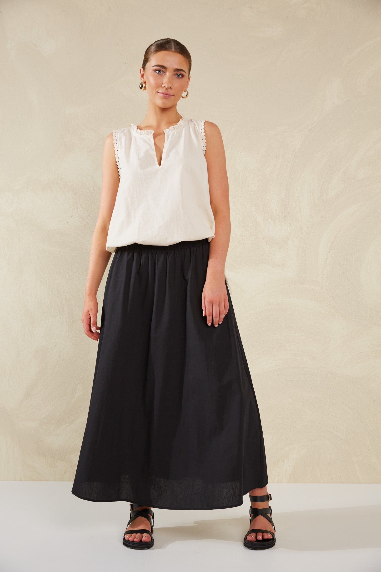 HAVEN Adelfia Tie Top