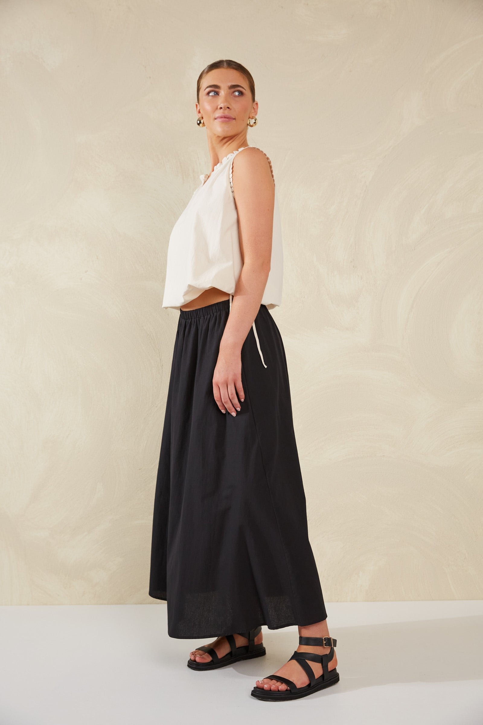 HAVEN Adelfia Tie Top