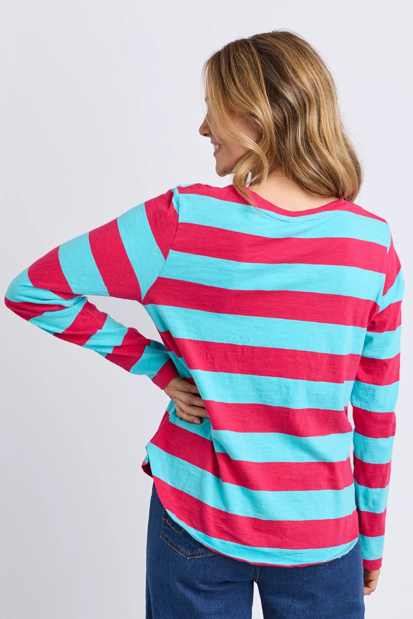 Elm Spritz Stripe L/S Tee