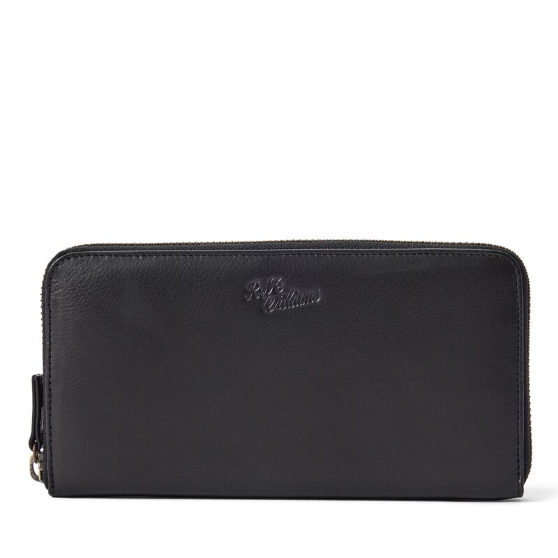 R.M.W Signleton Zip Wallet - Black