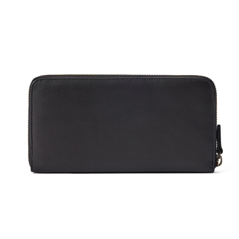 R.M.W Signleton Zip Wallet - Black