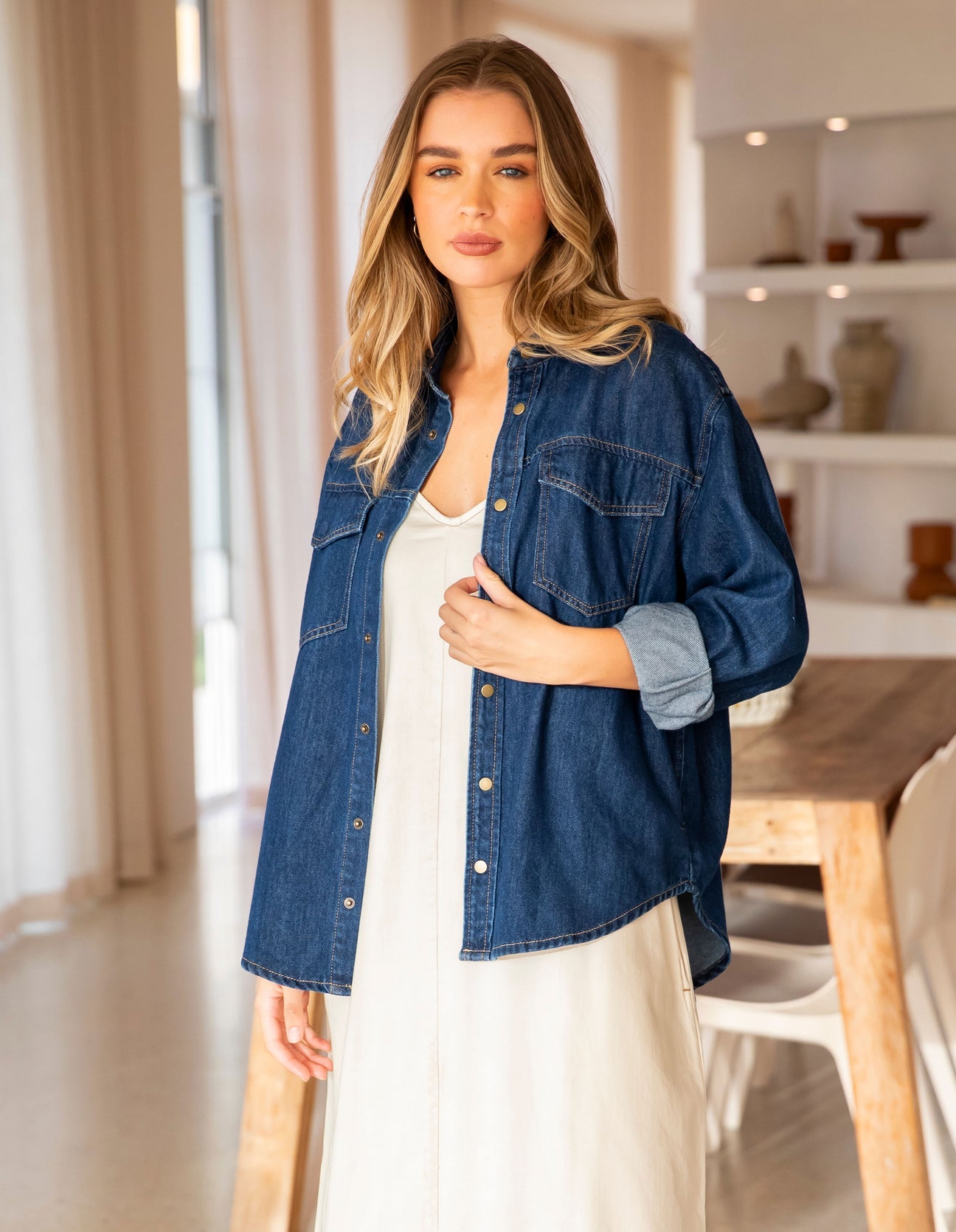 Foxwood Denim Daisy Overshirt