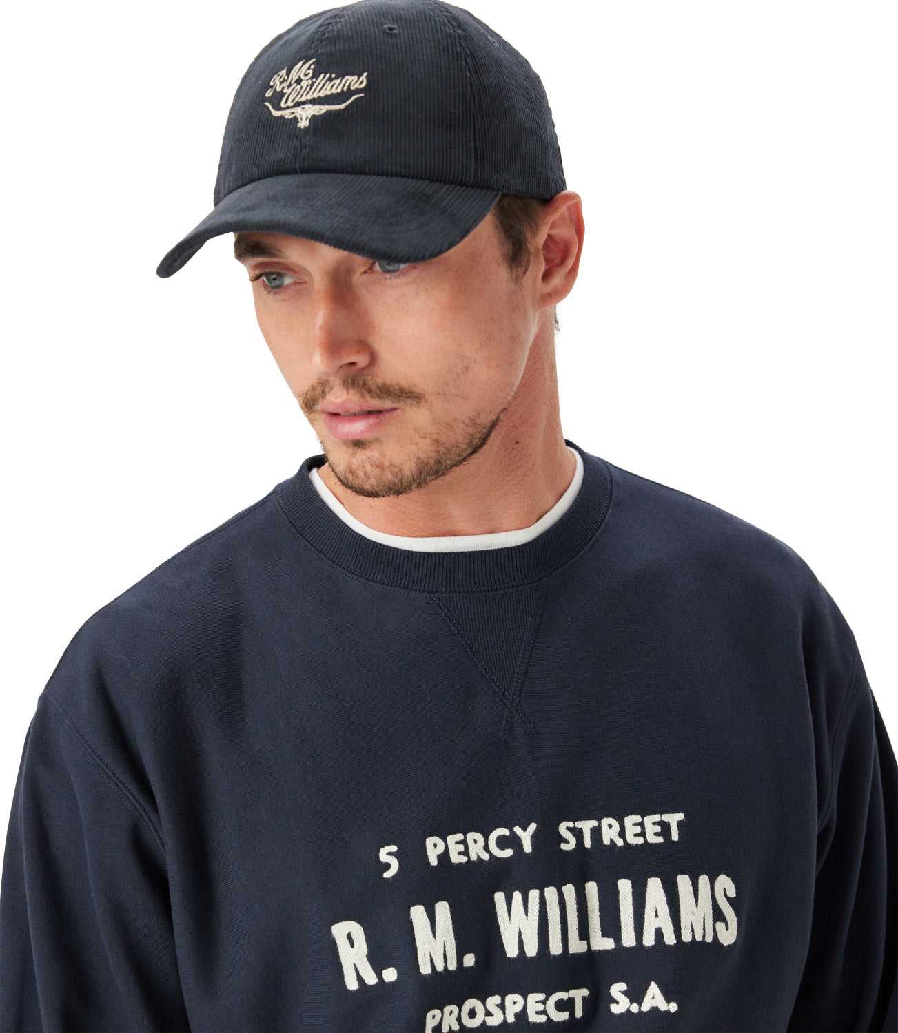 R.M.W Script Longhorn Cord Cap