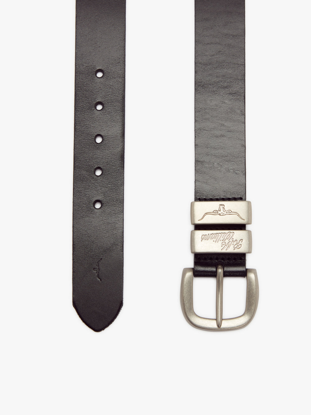R.M.W 1 1/2" 3 piece solid hide belt