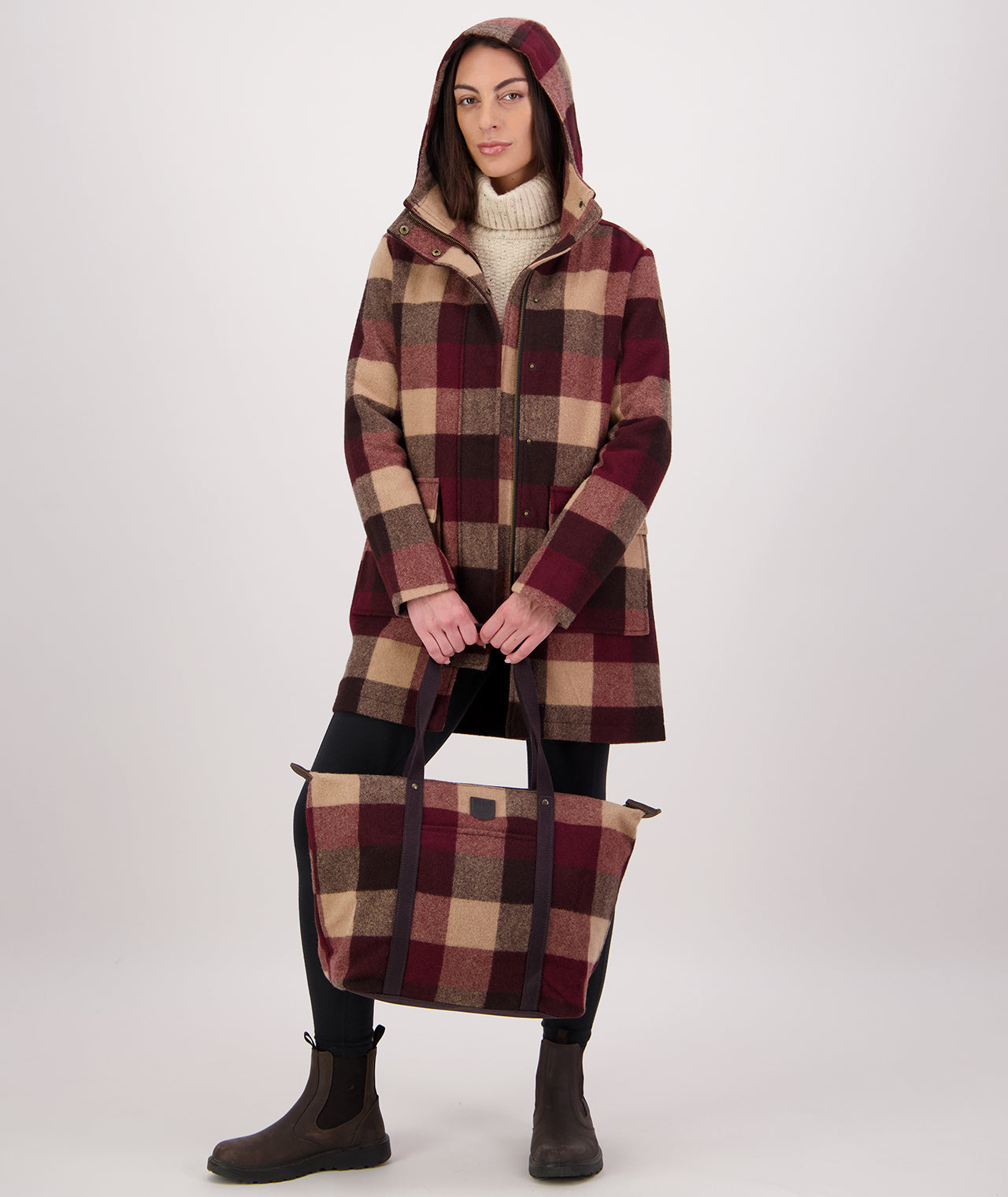 Swanndri Annmore V2 Womans Wool Overcoat