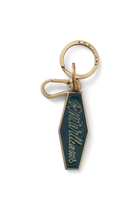 R.M.W Rope Logo Enamel Keyring