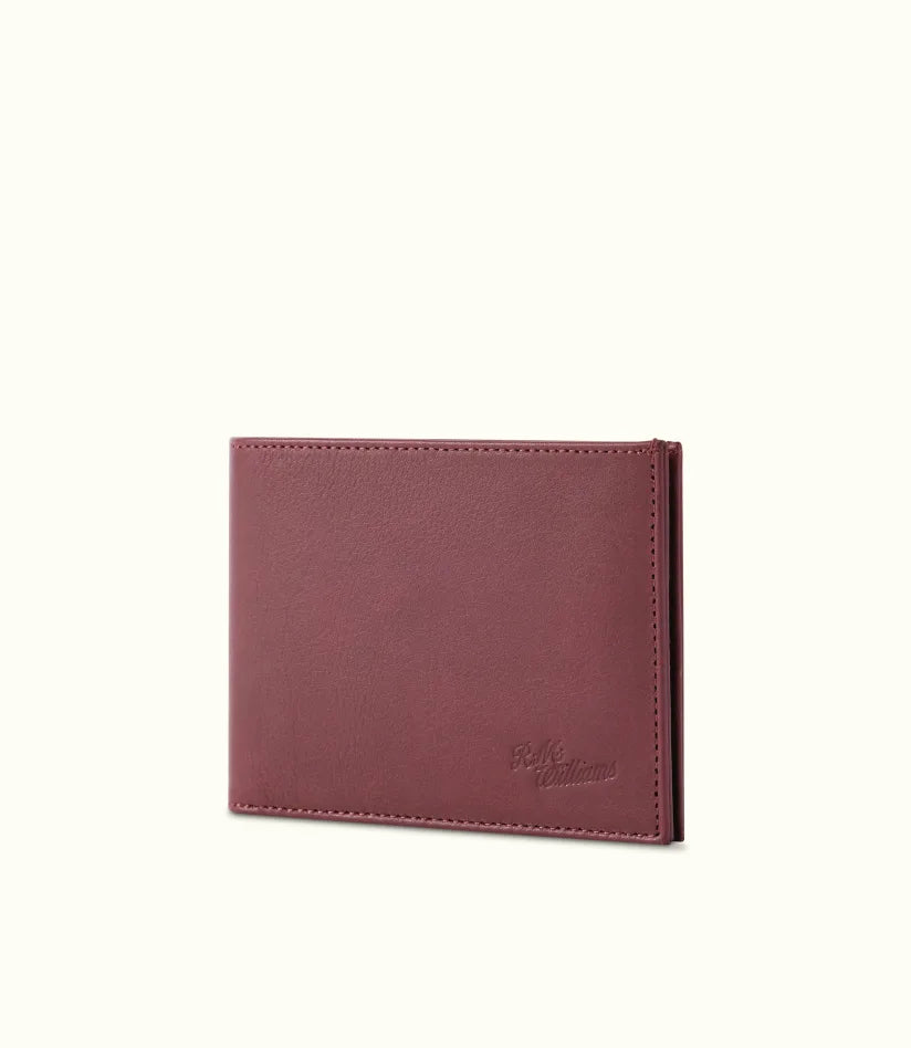 R.M.W Singleton bi-fold wallet - Chocolate Raisin