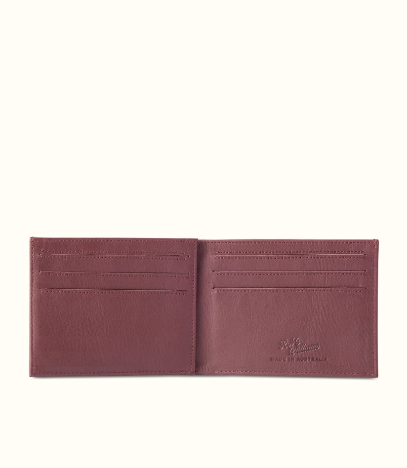 R.M.W Singleton bi-fold wallet - Chocolate Raisin