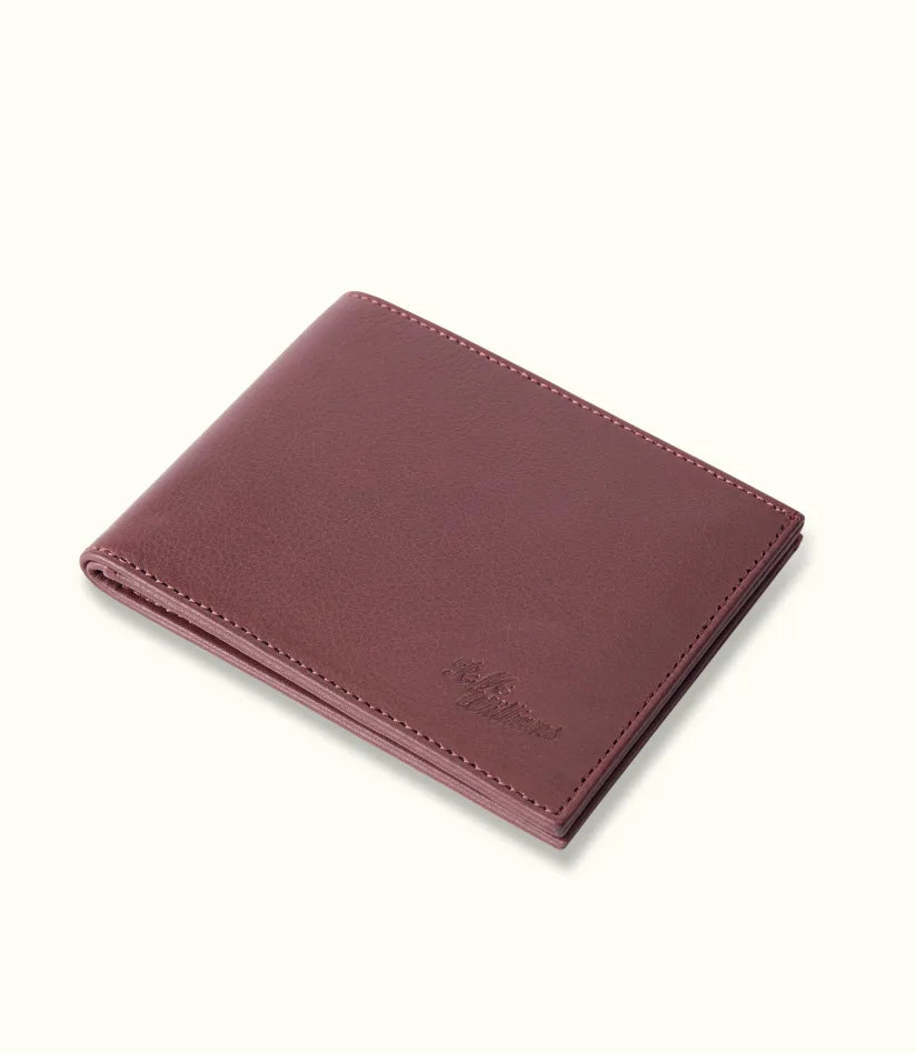 R.M.W Singleton bi-fold wallet - Chocolate Raisin
