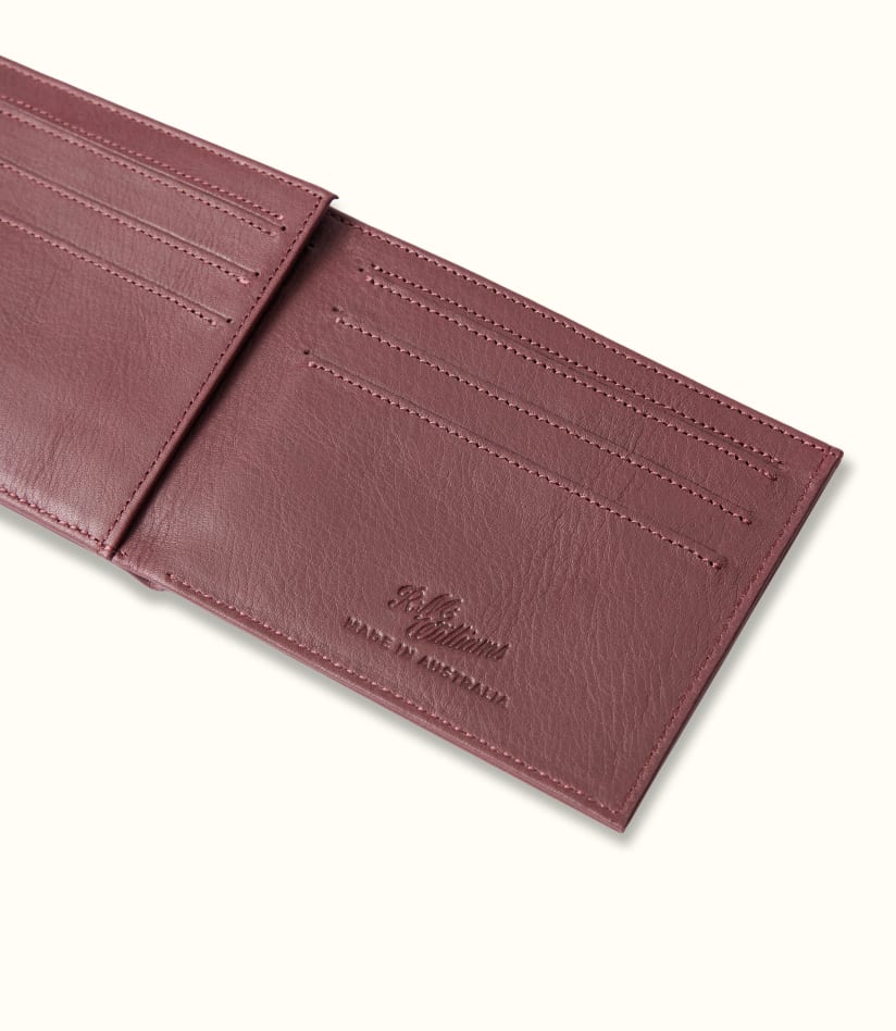 R.M.W Singleton bi-fold wallet - Chocolate Raisin
