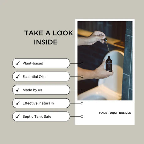 Real World Koromiko Leaf & Lemongrass Toilet Drops - 100mls