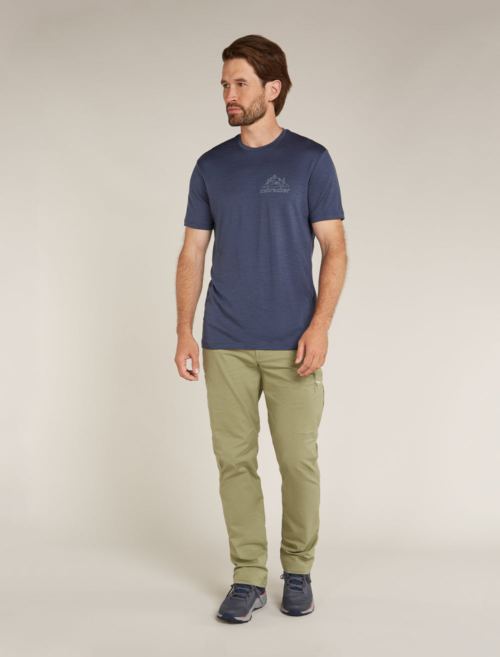 Icebreaker M Merino 150 Tech Lite SS Tee IB Back Pack
