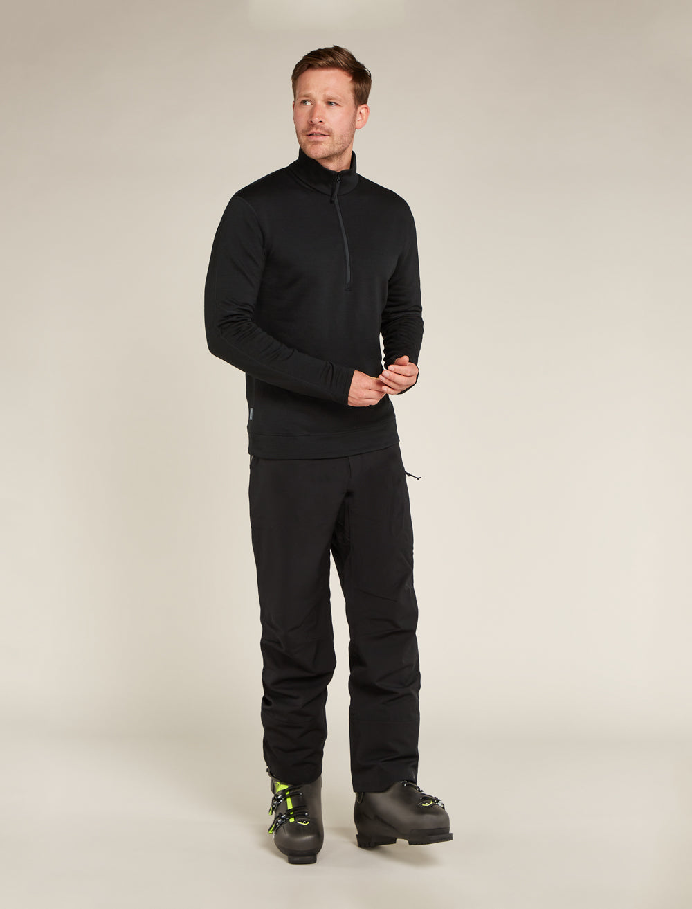 Icebreaker M Merino 360 RealFleece Elemental LS Half Zip