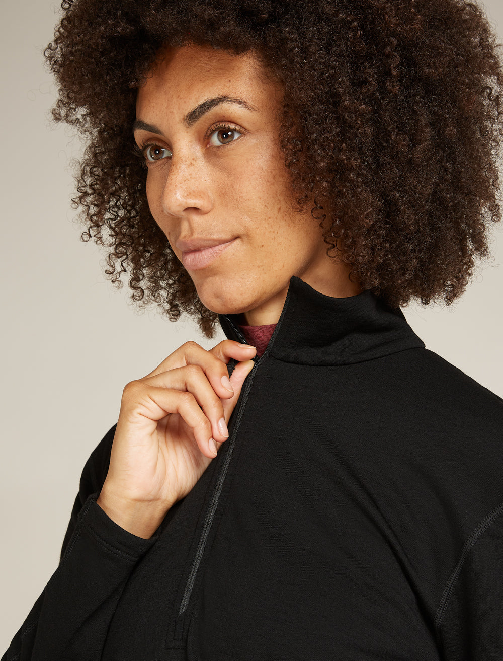Icebreaker W Merino 360 RealFleece Elemental LS Half Zip