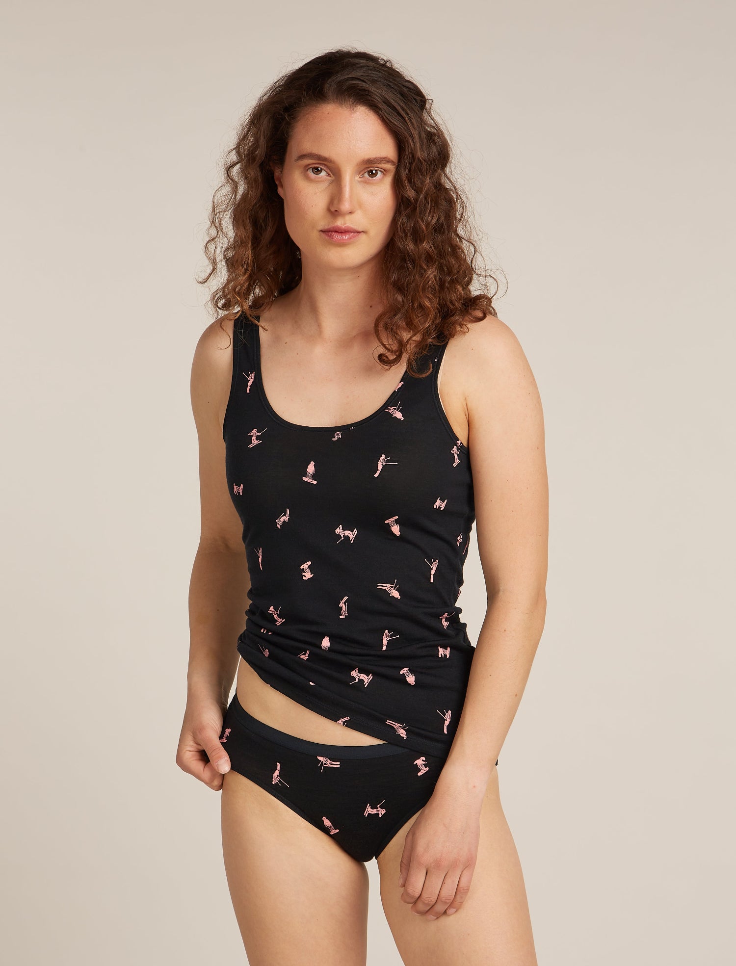 Icebreaker W Merino 150 Siren Tank Snow Day