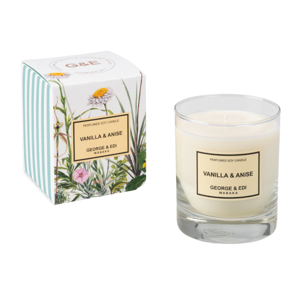 George & Edi Perfumed Soy Candle - Vanilla & Anise