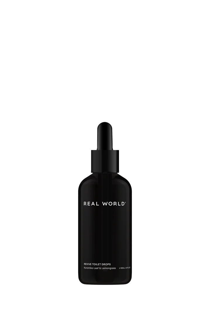 Real World Koromiko Leaf & Lemongrass Toilet Drops - 100mls