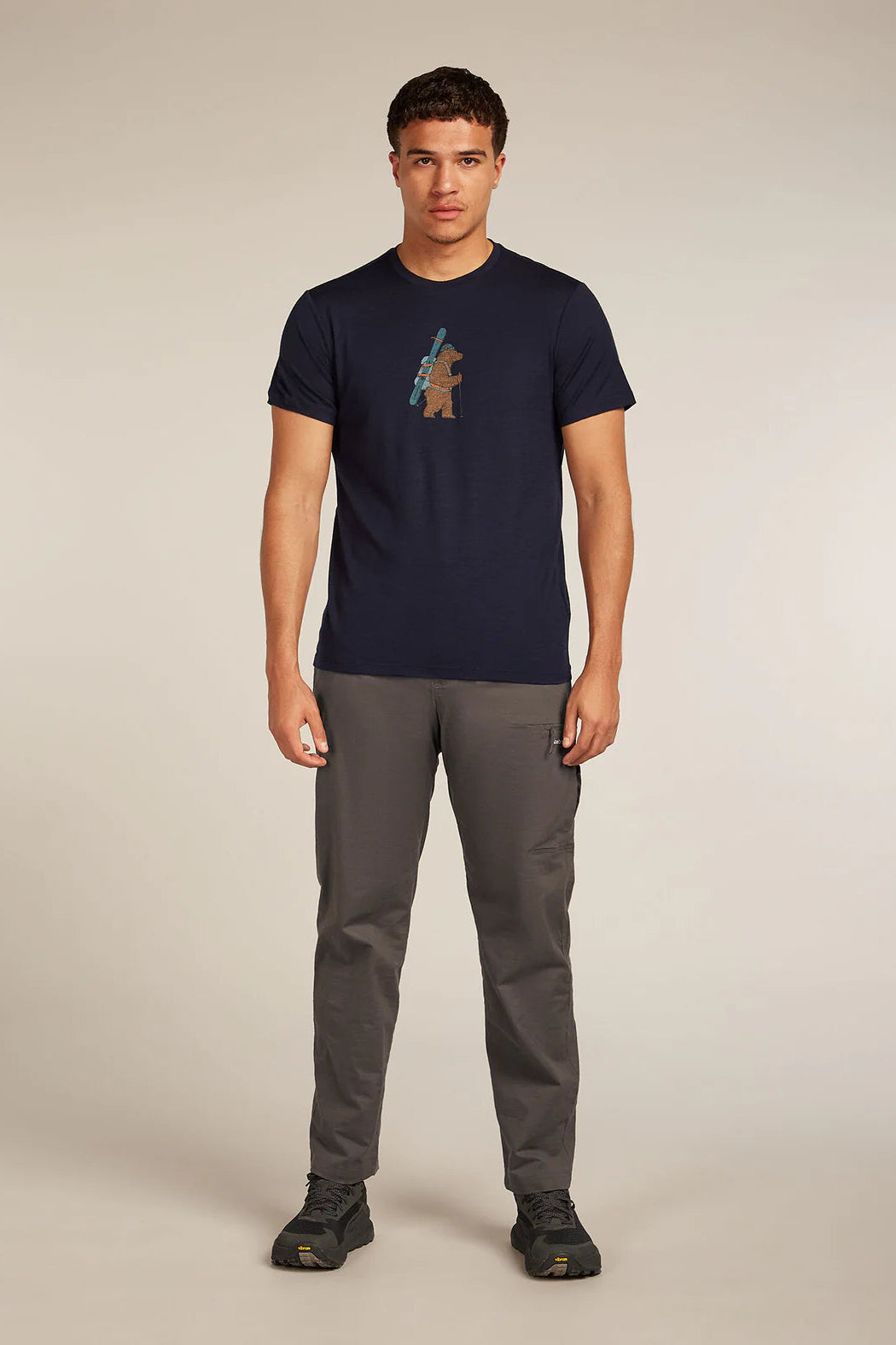 Icebreaker M Merino Tech Lite SS Tee Bear Catch