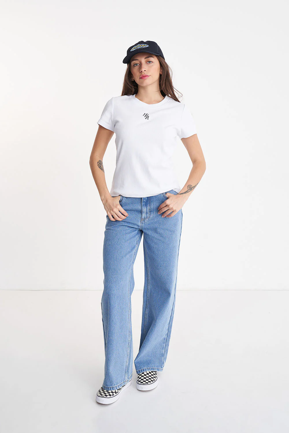 Huffer Womans Baggy Denim Jean