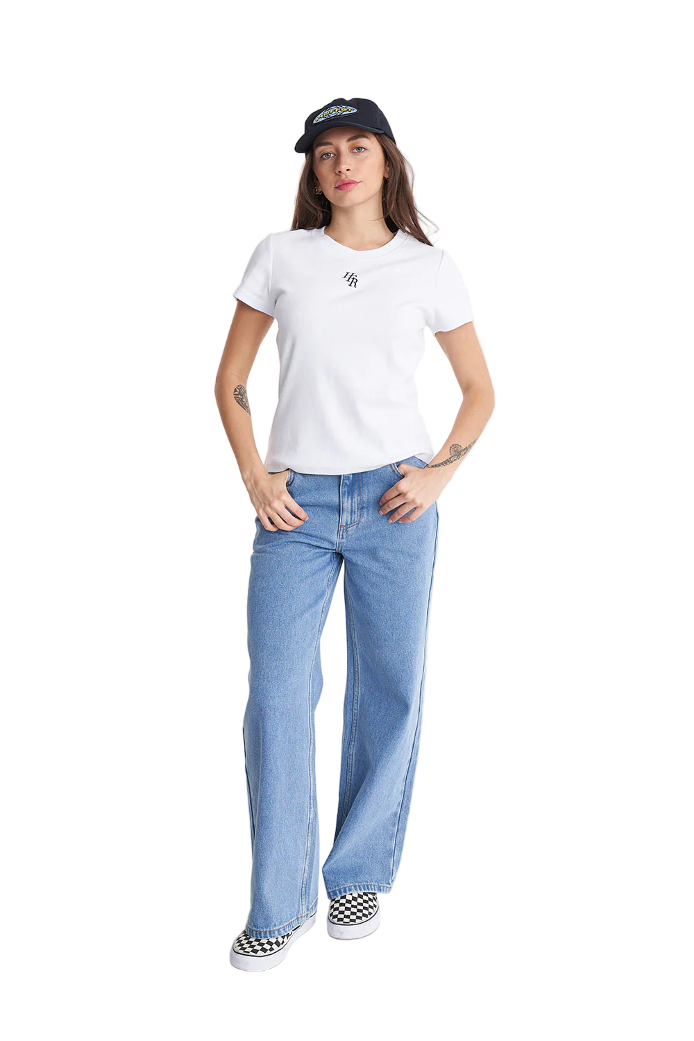 Huffer Womans Baggy Denim Jean