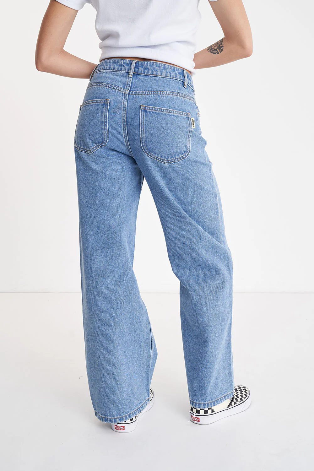 Huffer Womans Baggy Denim Jean