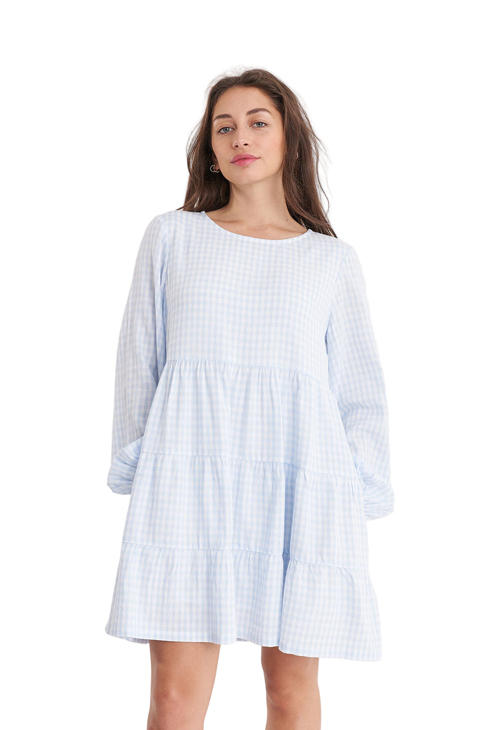 Huffer Celine LS Milly Dress - Twinkle/Chalk