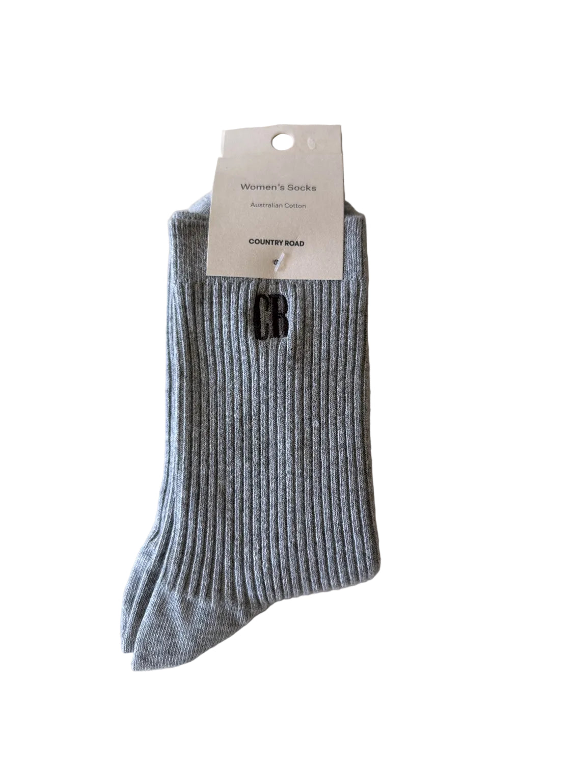 Country Road CR Ribbed 3 Quarter Crew Sock