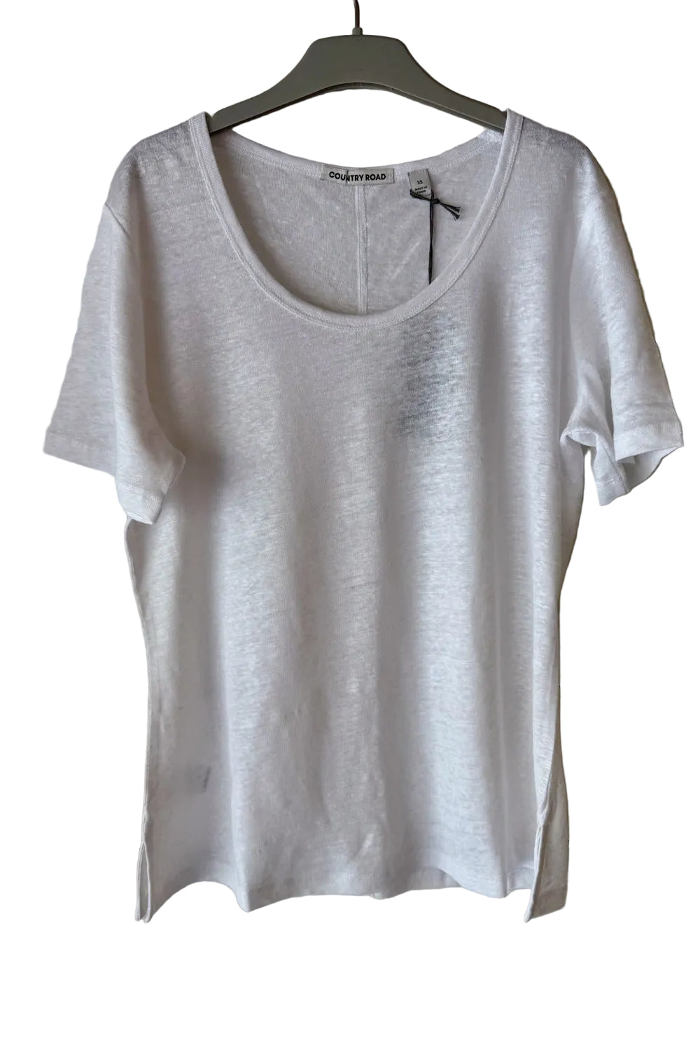 Country Road Linen Scoop Neck T-Shirt