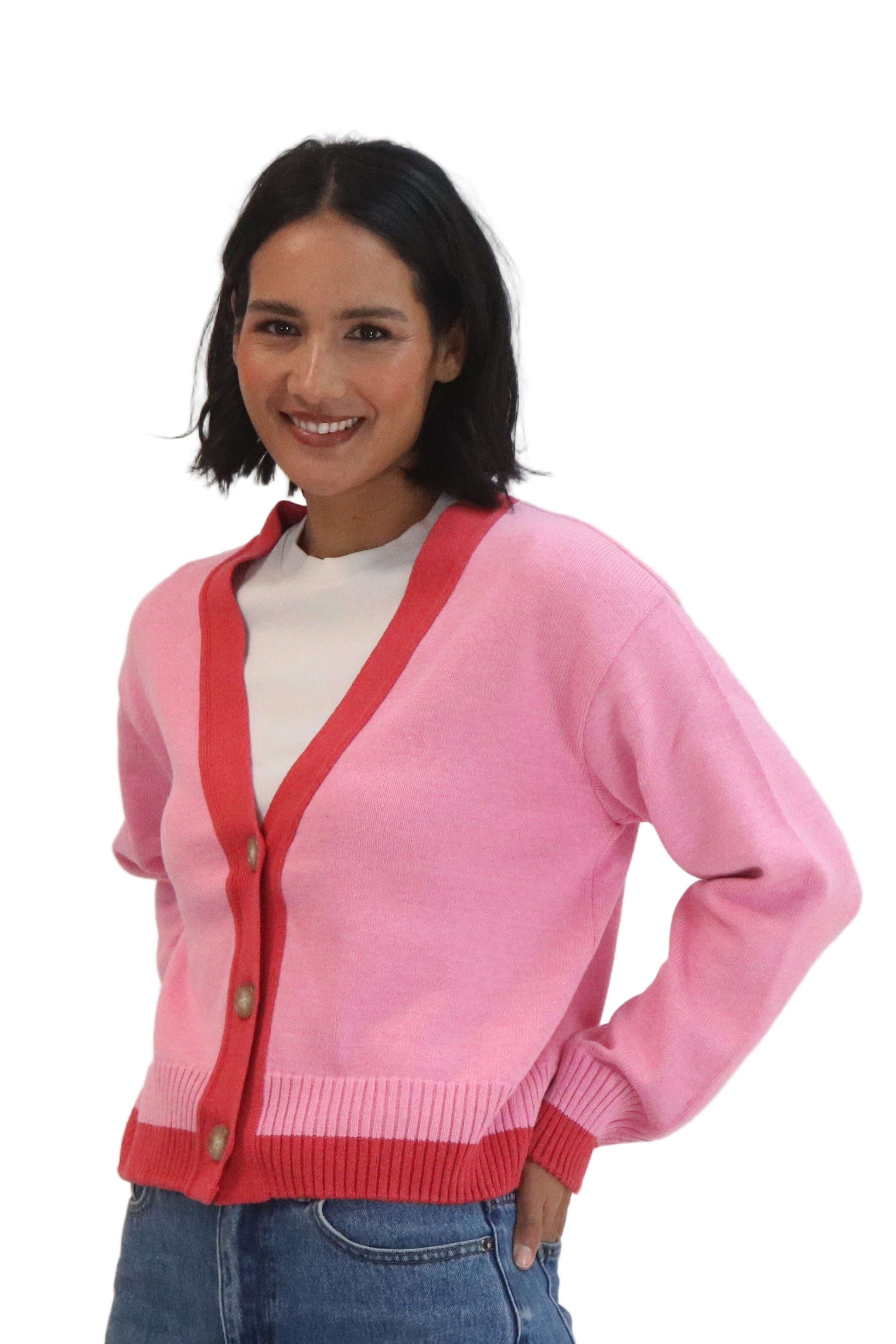 Tatano Contrast Cardi