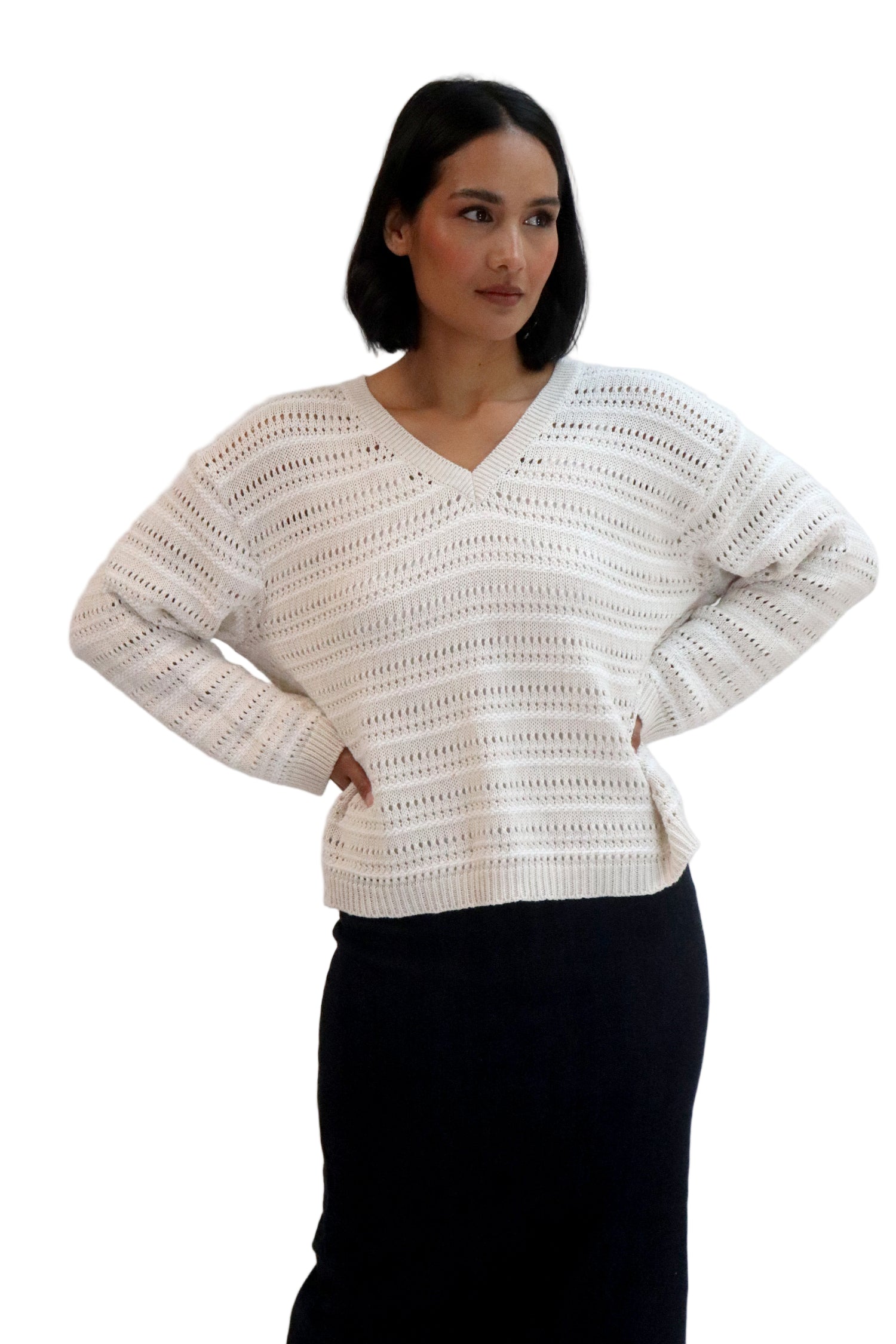 Tatano Trellis V Neck