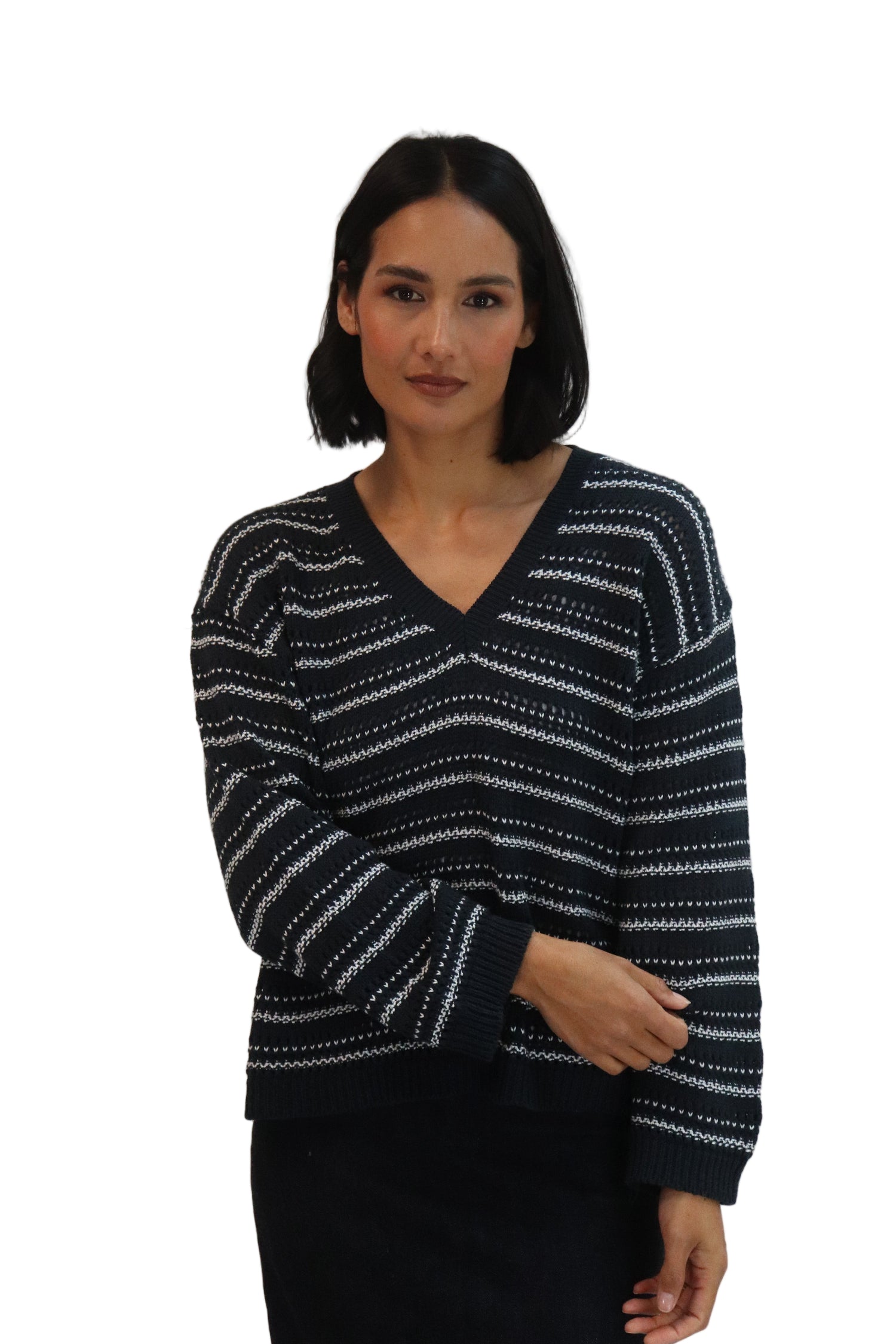 Tatano Trellis V Neck