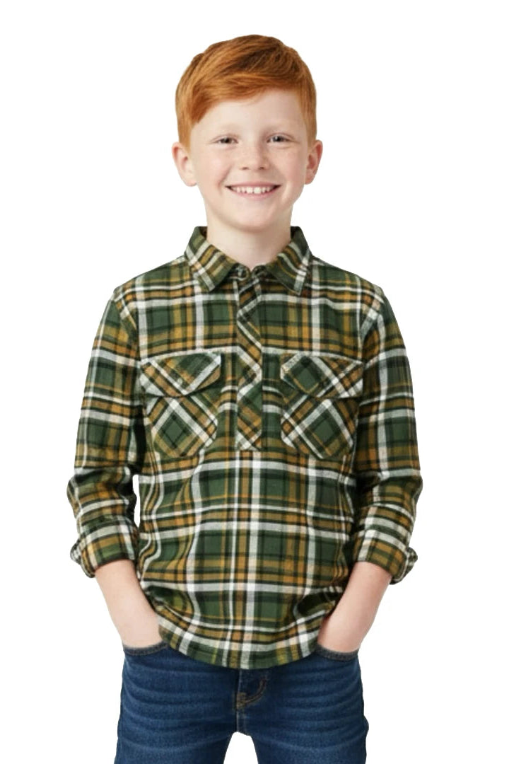 Swanndri Kids Egmont Half Placket
