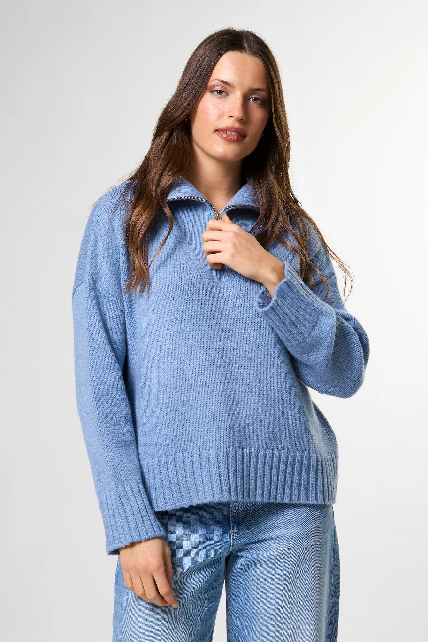 Stella + Gemma Cory Zip Knit