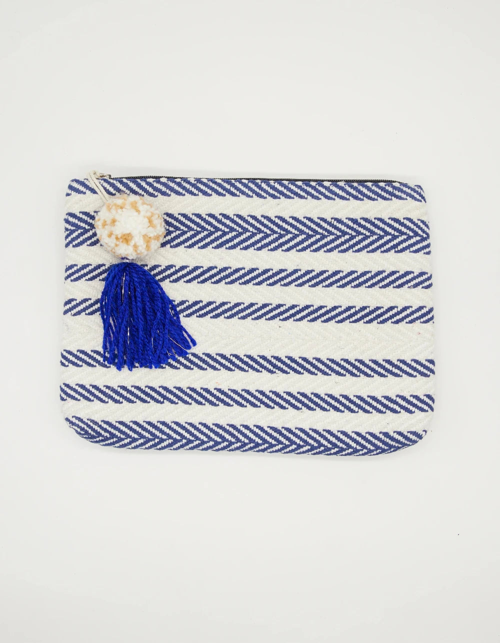 Stella + Gemma Large Pouch with Pompom & Tassle