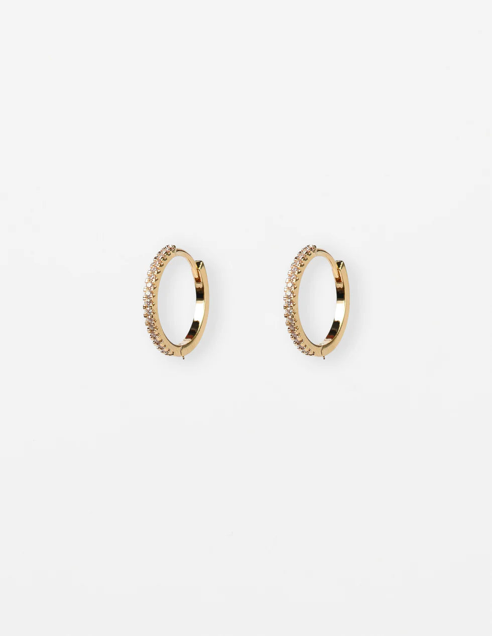Stella & Gemma Earrings Hoop with Crystal
