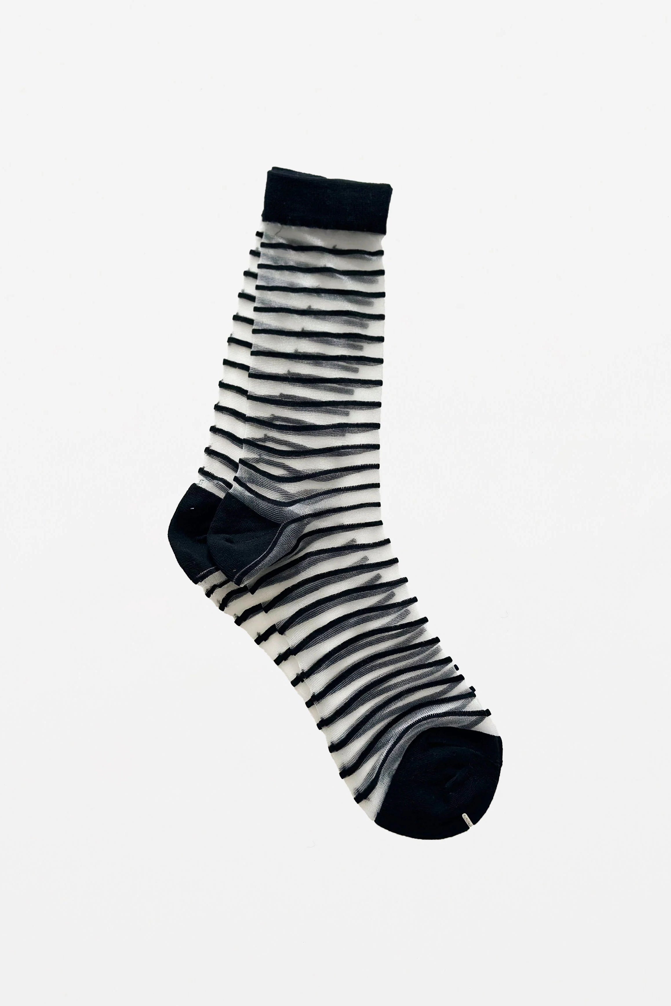Stella & Gemma Sock Sheer Stripes