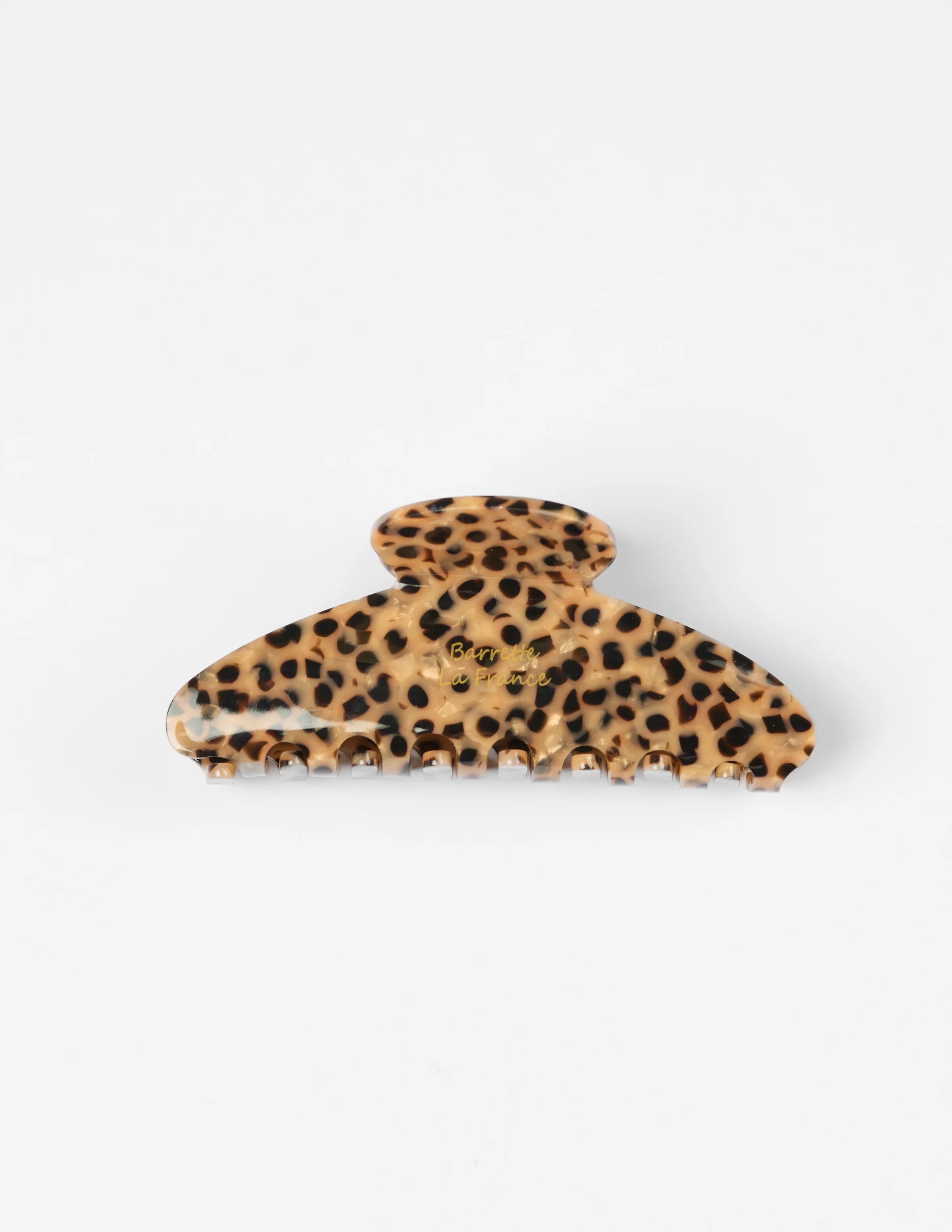 Stella + Gemma Hair Claw Speckled Spot Camel