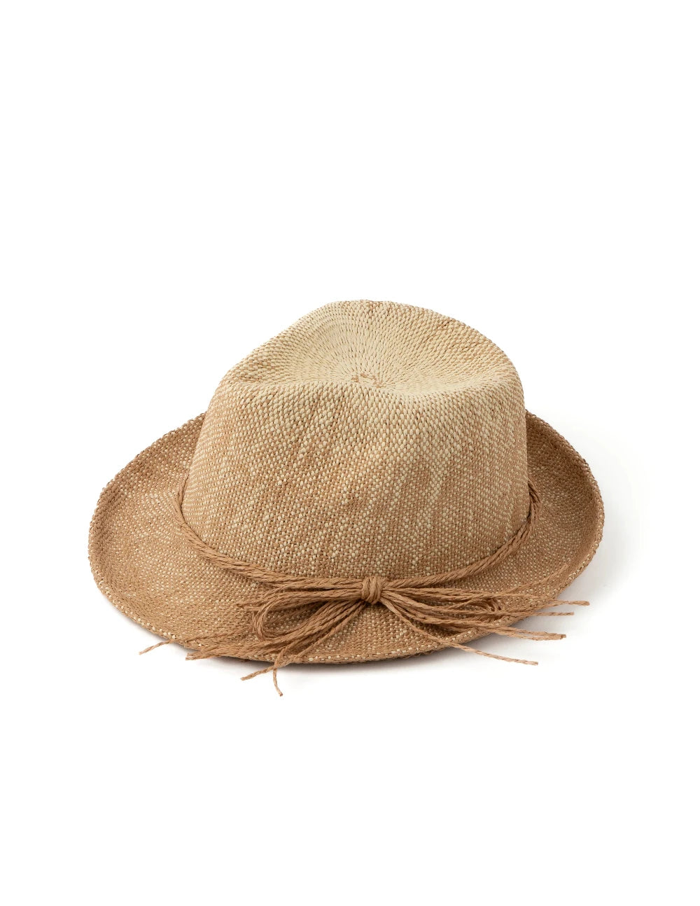 Stella + Gemma Fedora Hat Natural with Raffia