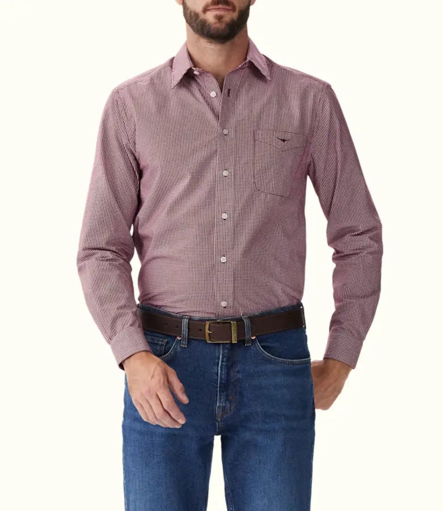 R.M.W Classic Poplin Check Shirt